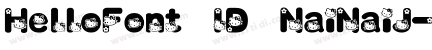 HelloFont ID NaiNaiJ字体转换